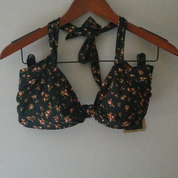 NWT ESTHER WILLIAMS Rose print retro bikini, 14/16 - Picture 2 of 8